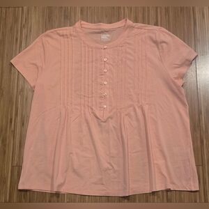 NWOT Lands' End Women's Light Pink Top